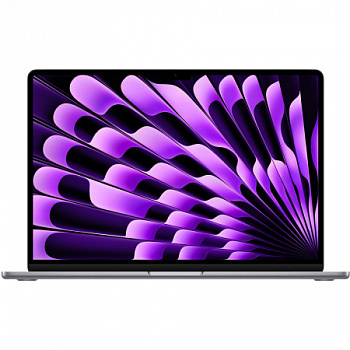 Ноутбук Apple MacBook Air 15,3" (M3, 2024) 16 ГБ, 512 ГБ SSD, серый космос